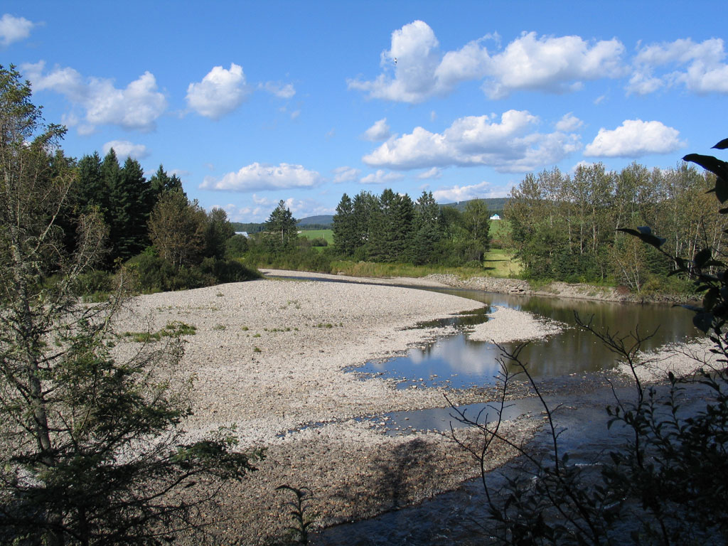 River at Auberge Terre de Reve
